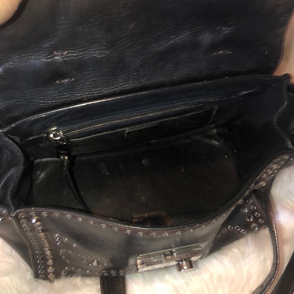 SOLD 💕 Prada vintage vitello studded satchel - Picture 5 of 8